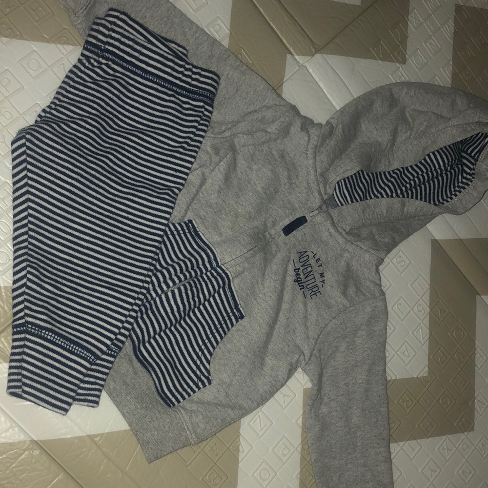 Baby zip-up w/ matching pants